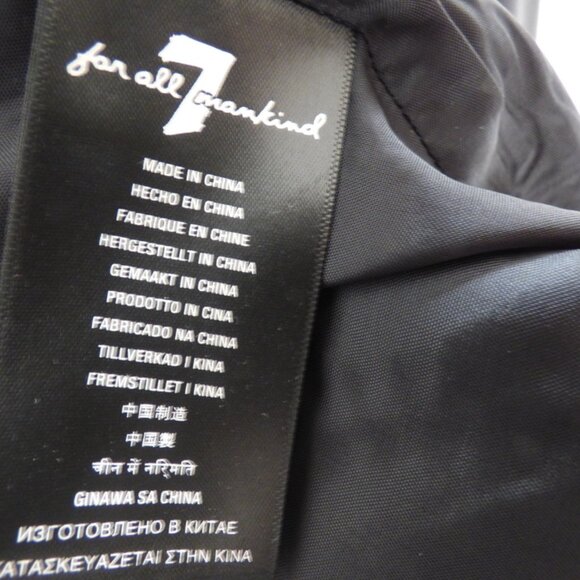 7 For All Mankind Double-Breasted Blazer Black, size 40 - Picture 2 of 11